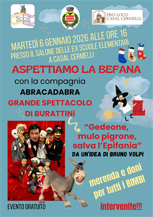 Aspettiamo la befana - spettacolo di burattini